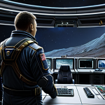 Expanding Terran Base**

"A fully clothed Terran Commander in a command center, overseeing the construction of a new base on a mineral field. SCVs are actively mining, and a few Marines provide security. The background shows a harsh, rocky planet. Safe for work, appropriate content, fully clothed, professional, perfect anatomy, correct proportions, well-formed hands, natural body proportions, cinematic lighting, high detail."

**