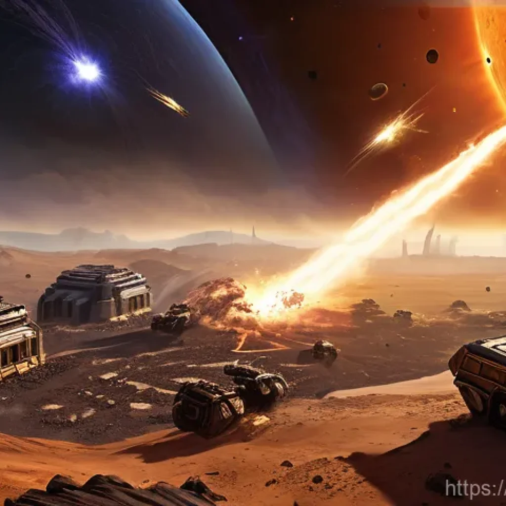 프로토스 아둔의 투사 전략 - **Prompt for Solar Focus: "Celestial Scorch"** A dramatic, wide-angle shot of a StarCraft II bat...