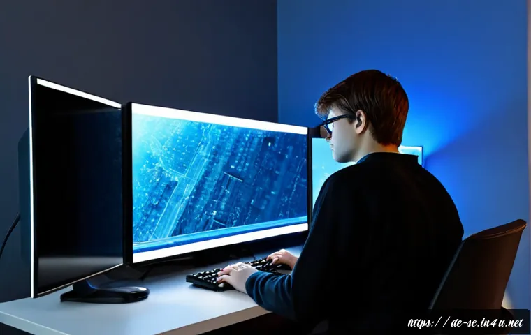 테란 광물 효율 극대화 - Photorealistic futuristic strategy gaming workspace in a modern German apartment, focused young adul...